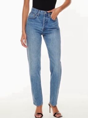 DENIM FORUM The 'Boyfriend Hi-Rise Loose Jean 23 High-Rise Straight Leg Jeans